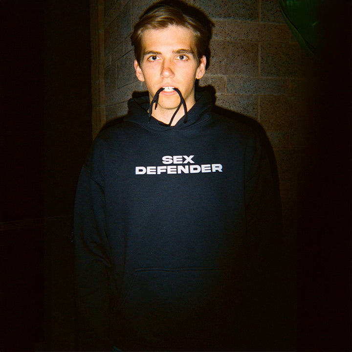 Sex Defender Black Hoodie